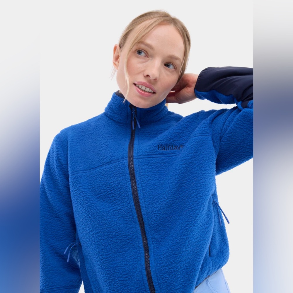 Halfdays Chapelle Fleece Jacket XS NWT